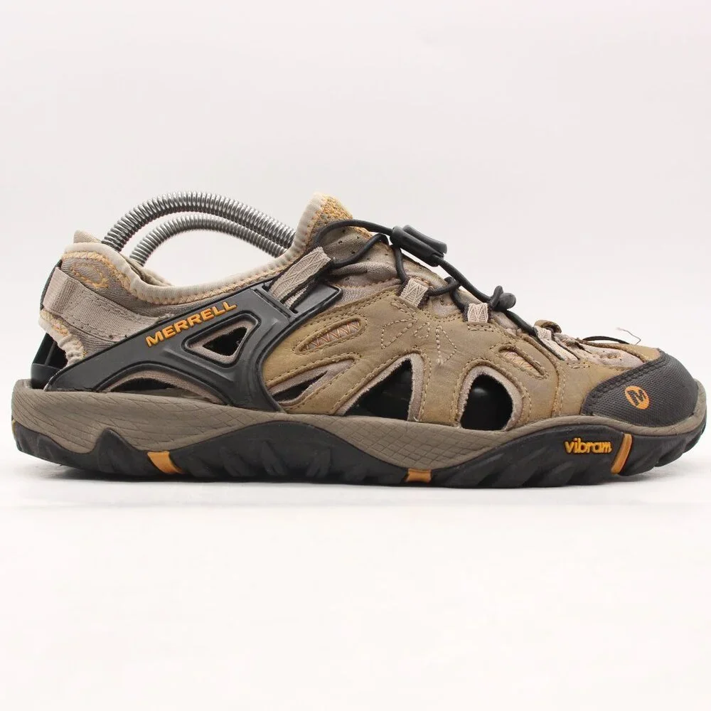 Merrell All Out Blaze Men's 8.5 Brindle Butterscotch Trail Waterproof Sandals